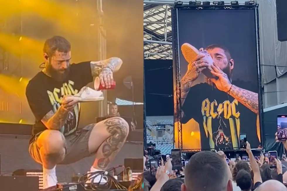 Posty Drinks Beer From Shoe