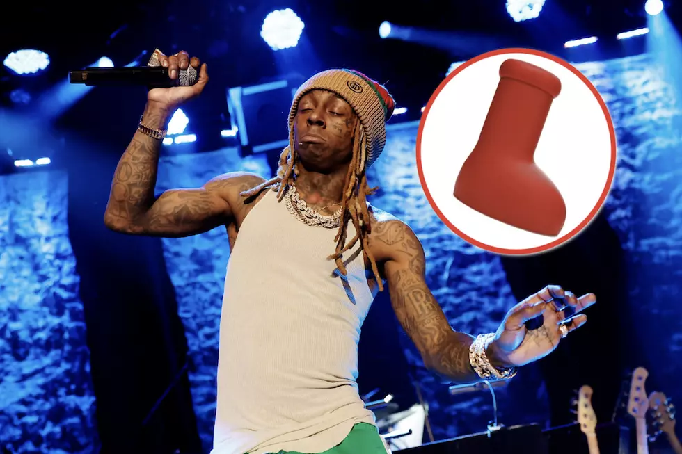 Lil Wayne Wears MSCHF Big Red Boots in Viral Photo