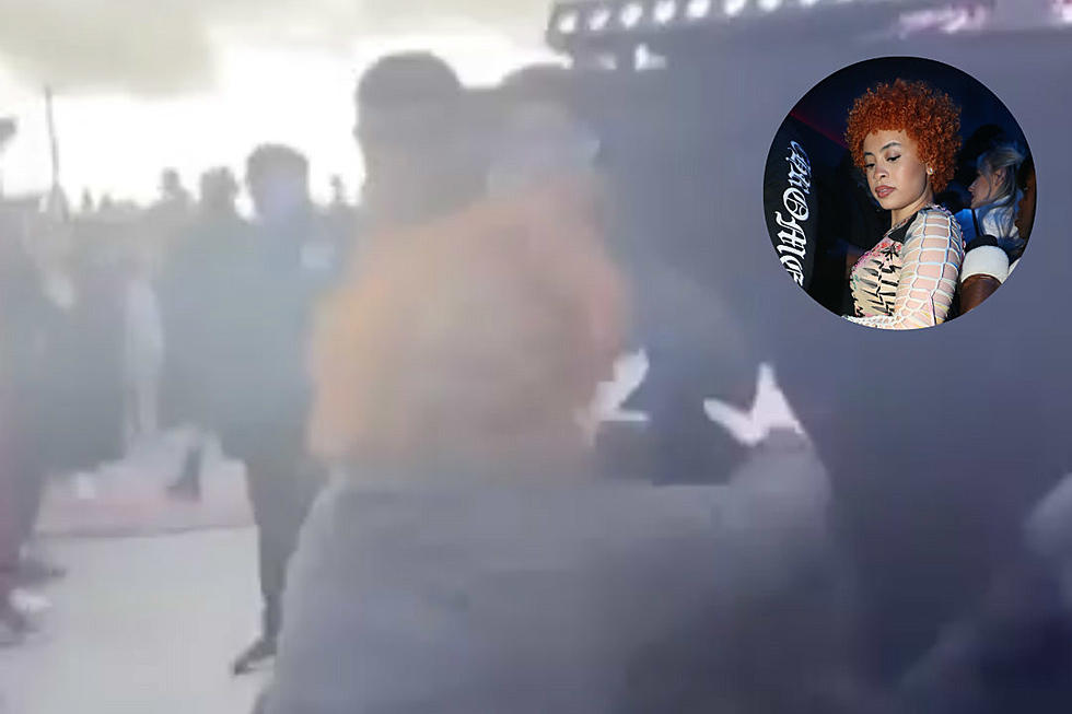 Ice Spice Fan Tries to Jump on Stage During Rapper’s Rolling Loud Performance, Security Holds Him Back – Watch