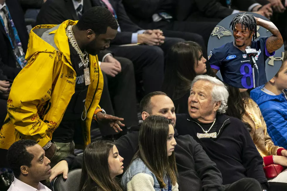 Meek Mill Texts Robert Kraft Lamar Jackson Wants to be Patriot