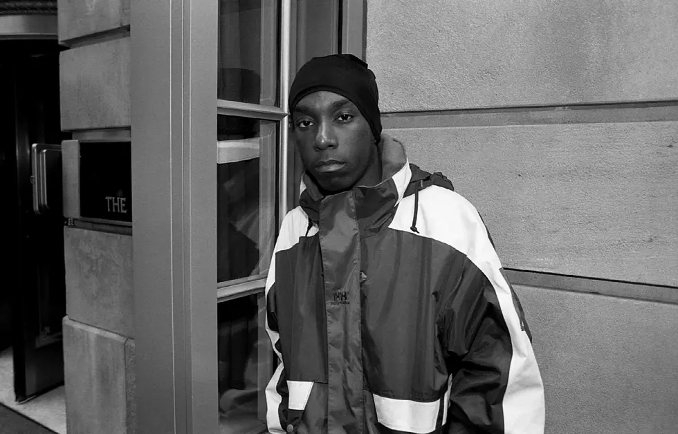 Rapper Big L poses for photos at The Ambassador East Hotel in Chicago, Illinois on April 1, 1995.