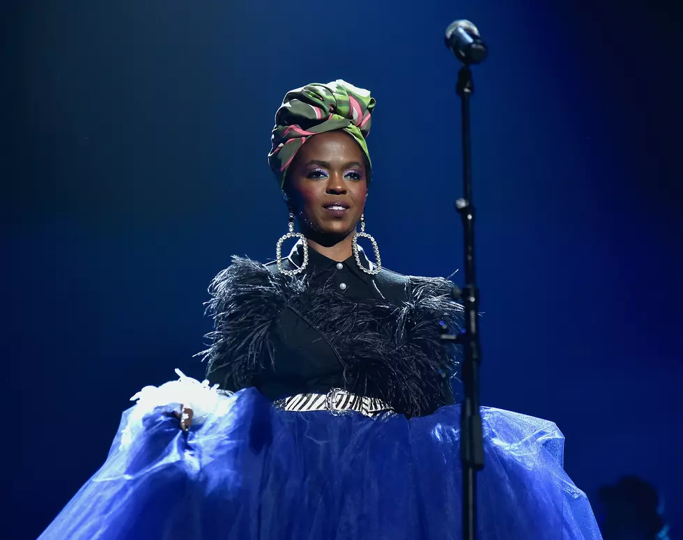 Recording artist Lauryn Hill pays tribute to Nina Simone during the 33rd Annual Rock & Roll Hall of Fame Induction Ceremony at Public Auditorium on April 14, 2018 in Cleveland, Ohio.