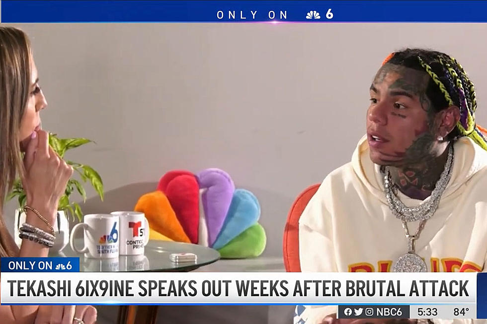 6ix9ine Gives Tell-All Interview About Gym Attack, Insists He&#8217;s Not Scared