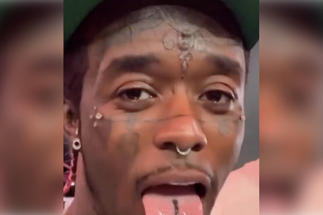 Lil Uzi gets new tattoos on his forehead and tongue