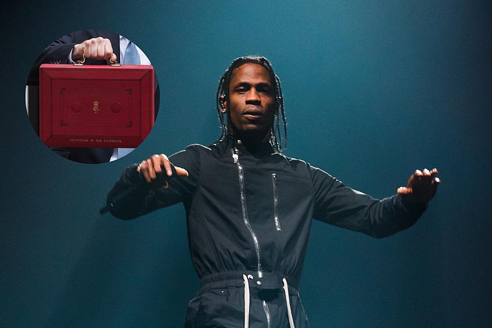 Travis Scott’s Security Carries Around Utopia Album in Briefcase Handcuffed to His Wrist