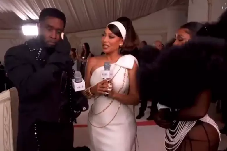 yung miami dress diddy party Yung Miami Wore a Silver Rick Owens, Sparkly Joy Cioci and an Green Valdrin Sahiti Dress for Diddy's NYE Yacht Party