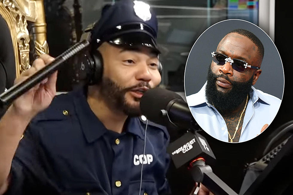 DJ Envy Mocks Rick Ross&#8217; Past as Corrections Officer by Dressing Up as One in Ongoing Roast About Their Car Shows &#8211; Watch