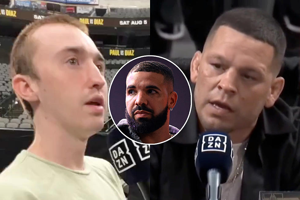 Drake Calls Out Today’s ‘Weak Generation’ After Young Man Challenges Fighter Nate Diaz’s Brother at Jake Paul Boxing Press Conference