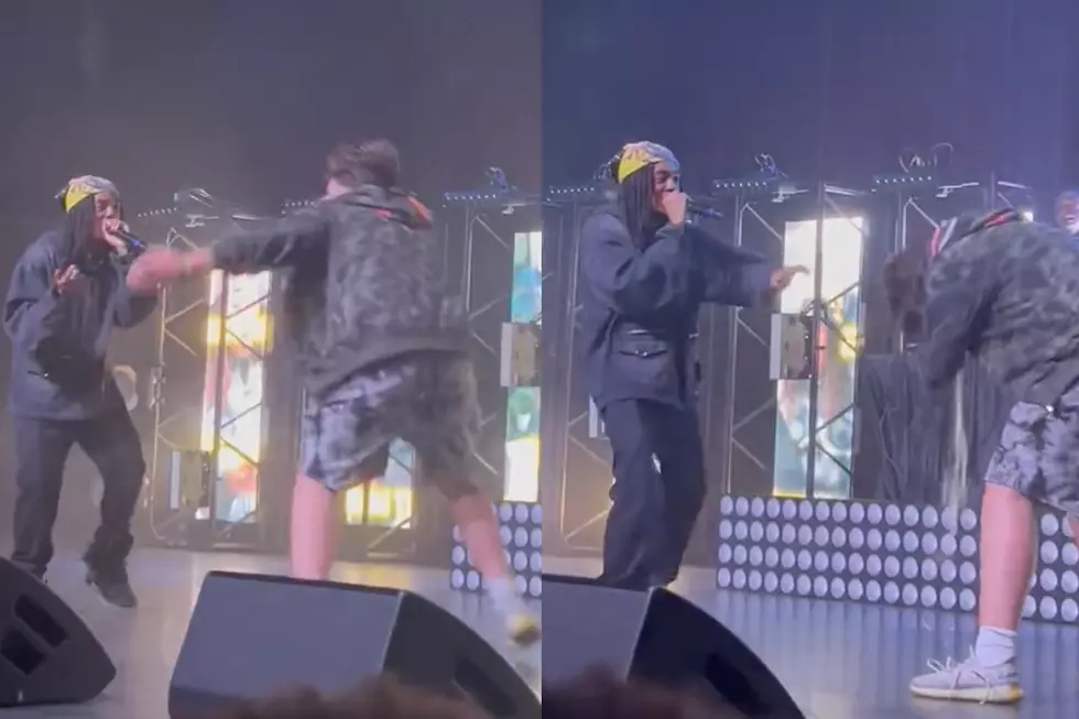 Eem Triplin Brings Fan on Stage, Fan Continuously Vomits While Trying to Rap Lyrics