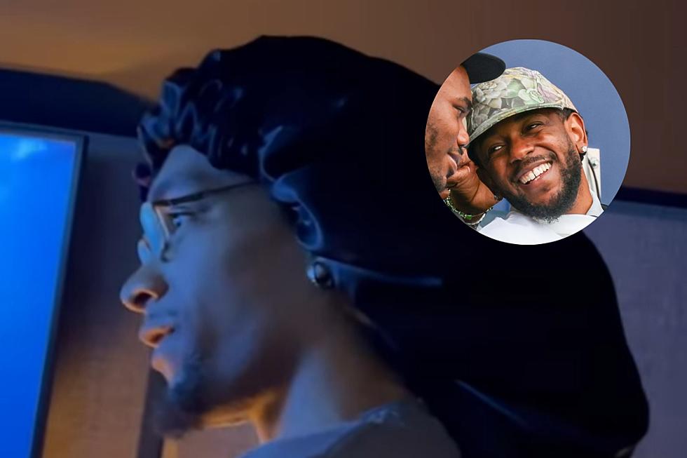 Kendrick Lamar Roasts Producer for Wearing Bonnet During Tour Bus Studio Session &#8211; Watch