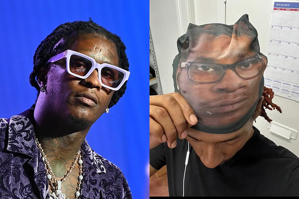 Young Thug Fan Wears Mask With the Rapper's Face on It - Watch - XXL