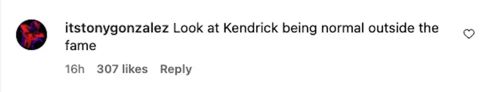 fan reactions to kendrick lamar instagram burner account