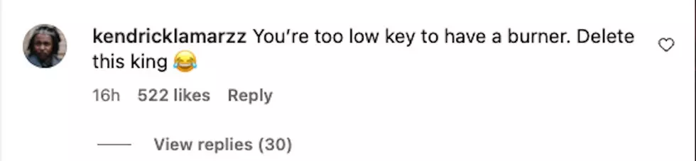 fan reactions to kendrick lamar instagram burner account
