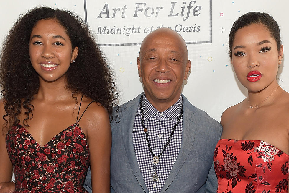 Russell Simmons Shows Love to Daughters Amid Family Beef