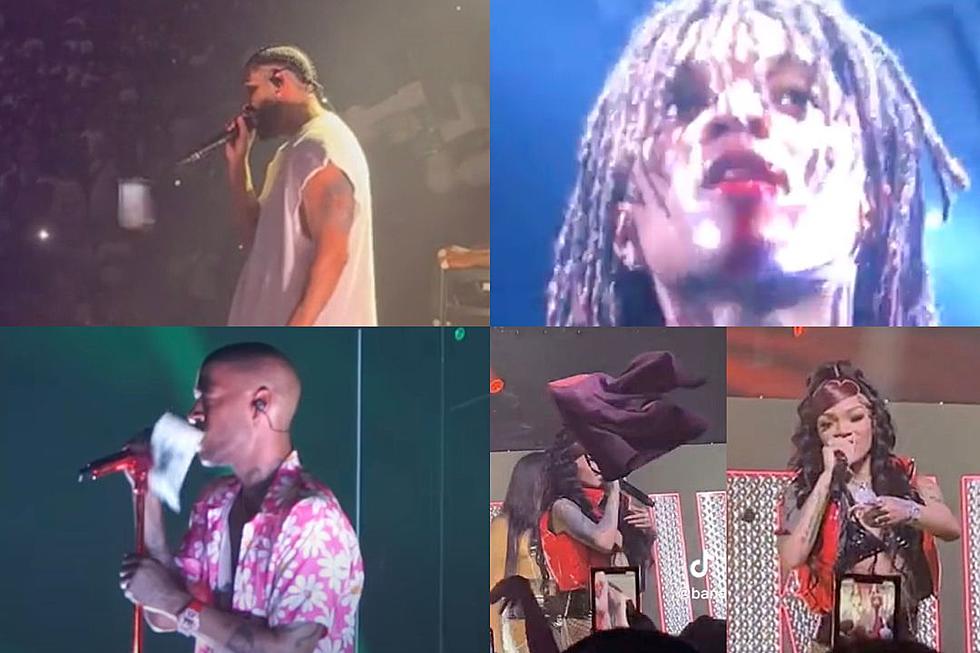 Here’s a Painful History of Fans Throwing Items at Rappers During Performances