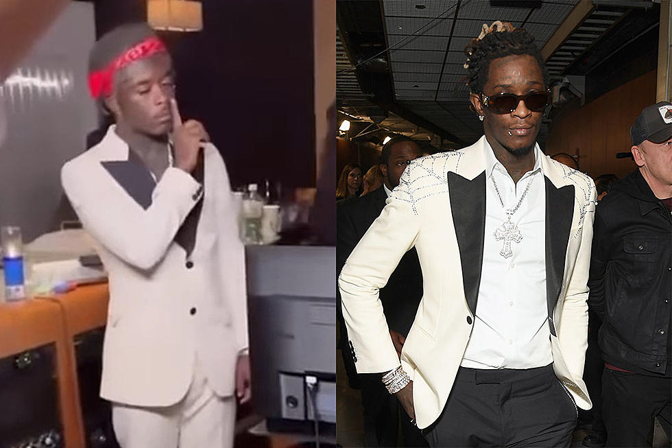 Lil Uzi Vert Dresses Up Like Young Thug While Recording in Studio