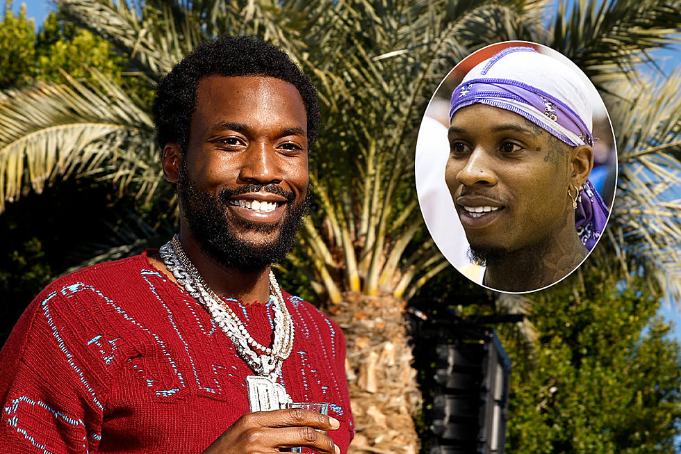 Meek Mill Yells 'Free Tory Lanez' - Watch