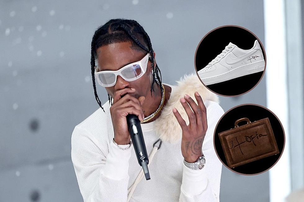 Travis Scott&#8217;s New Utopia Merch Includes $150 Briefcase, Air Force 1 Sneakers, Kaws T-Shirts and More