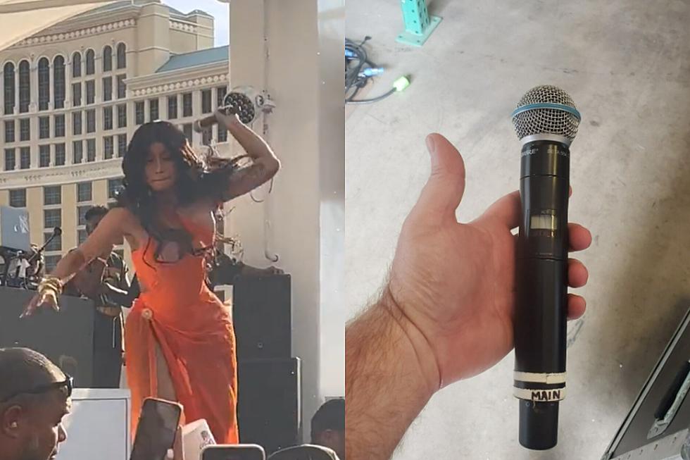 Cardi B Microphone Thrown at Fan During Performance Sells for $100,000 on eBay