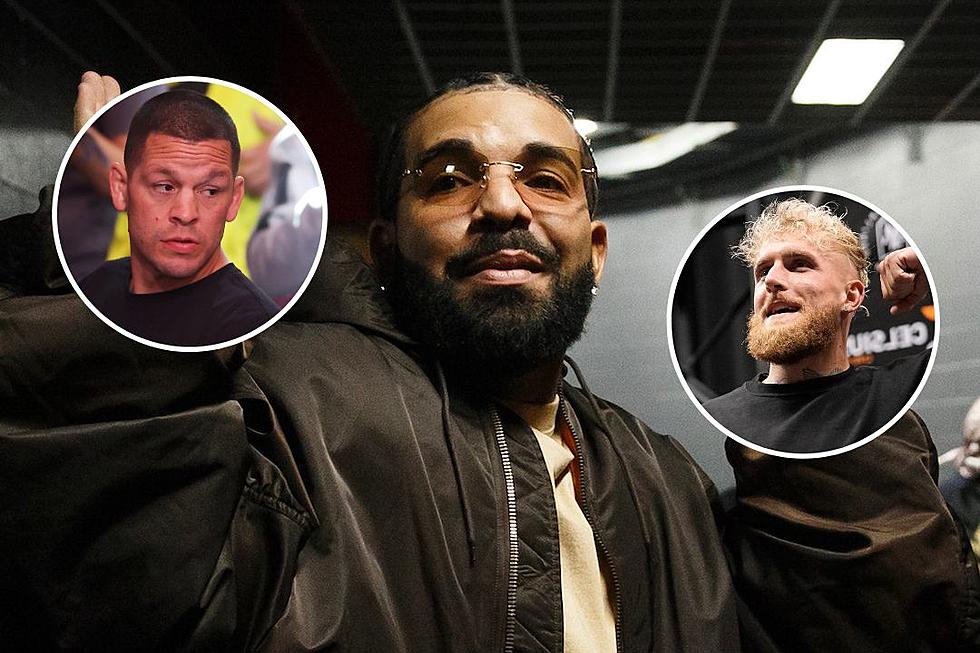 Drake Places Huge $250,000 Wager on MMA Fighter Nate Diaz to Beat Jake Paul