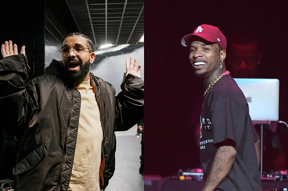 Drake Posts a Photo of Tory Lanez With a Message to Free Him From Prison