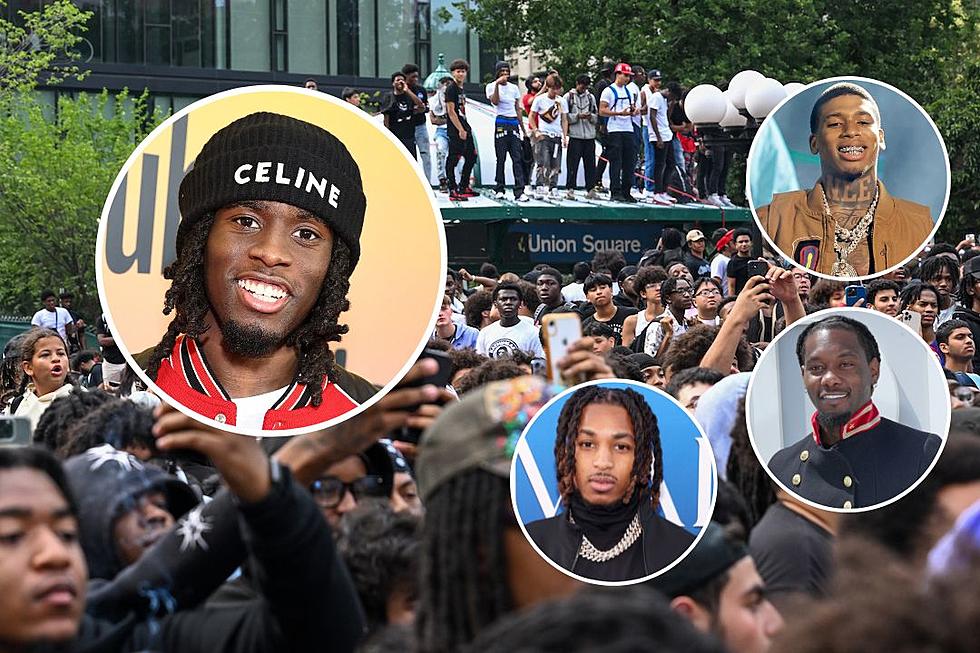 NLE Choppa, Offset and DDG Show Support for Kai Cenat After Streamer Was Taken Into Custody for Wild Riot at New York City’s Union Square