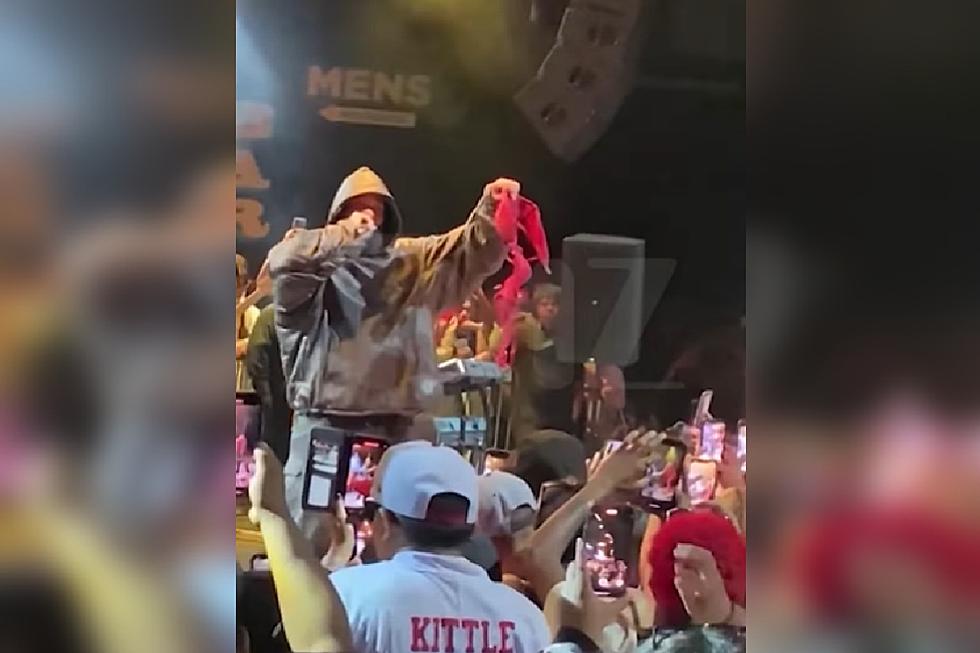 The Game Throws Back Bra That Was Tossed on Stage During Performance