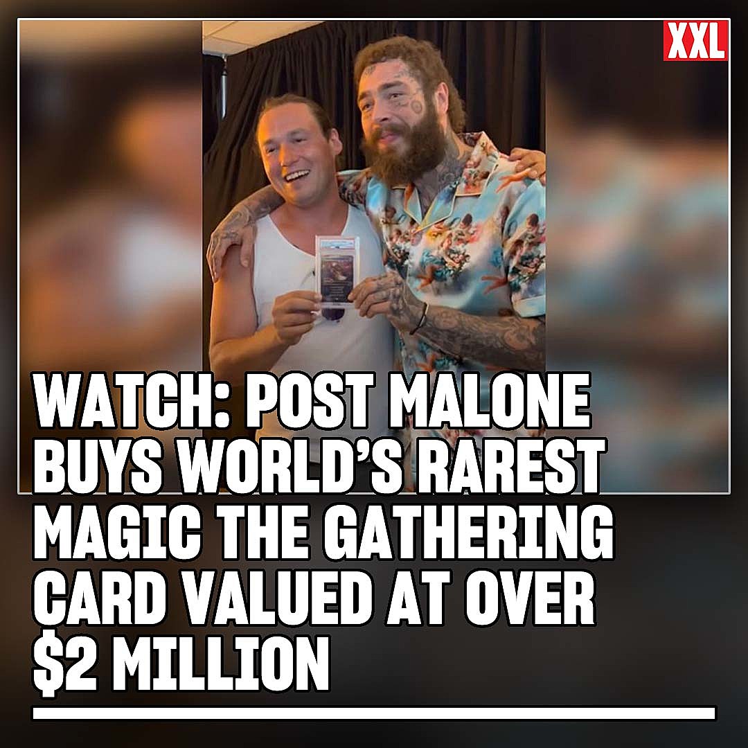 Post Malone buys one-of-a-kind Magic: The Gathering Lord of the Rings card