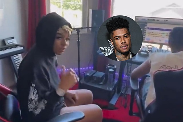 Chrisean Rock Disses Blueface While Recording New Song