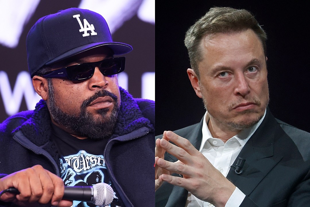 Ice Cube Claps Back at Elon Musk for Corny Social Media Joke photo pic