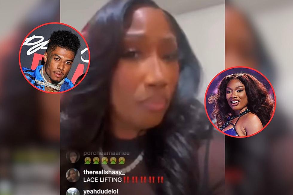 Blueface&#8217;s Mom Thinks He and Megan Thee Stallion Should Have a Baby Then Says It Was a Joke