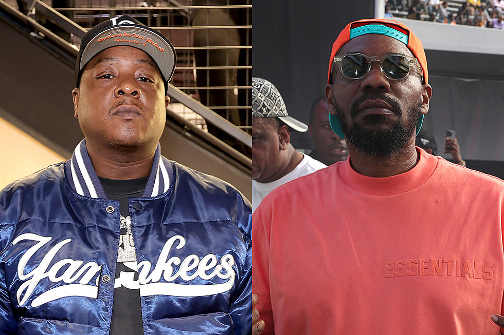 Jadakiss attends Starter x MLB Bronx Bubble Jacket unveiling at the MLB Flagship Store on July 25, 2023 in New York City. Beanie Sigel attends at Forest Hills Stadium on August 05, 2023 in New York City.