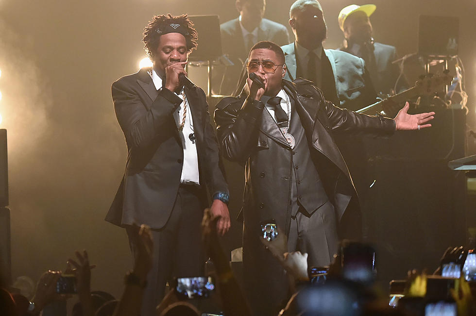 NEW YORK, NEW YORK - APRIL 26: JAY-Z and Nas perform B-Sides 2 at Webster Hall on April 26, 2019 in New York City.