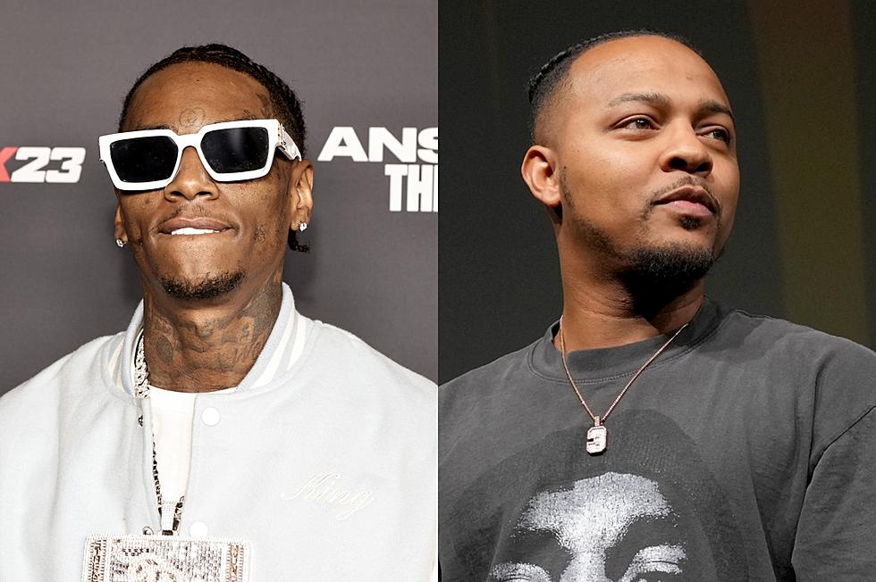 Soulja Boy attends the NBA 2K23 Launch Event at Rolling Greens. Bow Wow speaks onstage during House of BET - Day 3 at Goya Studios
