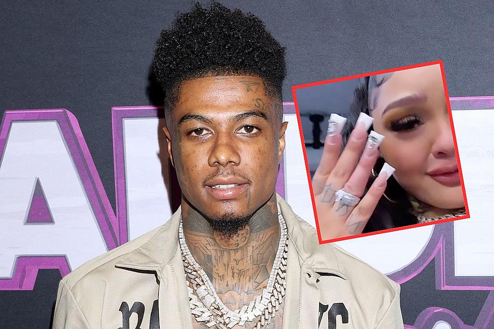 Blueface Proposes to Girlfriend Jaidyn Alexis