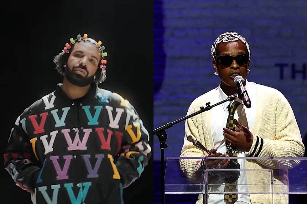 People Think Drake Is Copying ASAP Rocky&#8217;s Style by Wearing Clips in His Hair
