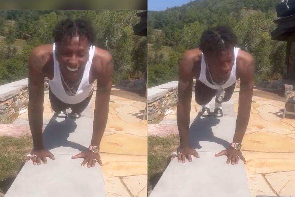 Youngboy Never Broke Again Tries to Do 24 Push-Ups for His 24th Birthday and Fails