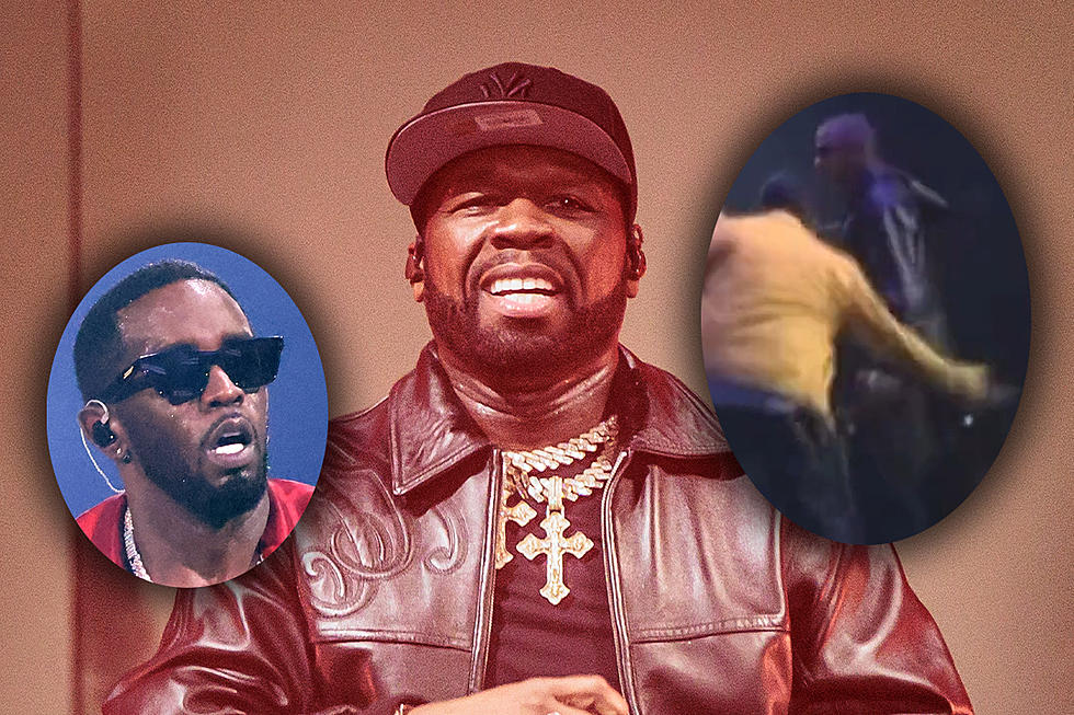 50 Cent Once Again Trolls Diddy, Shares Video of Puff Patting Jay-Z’s Butt During Concert