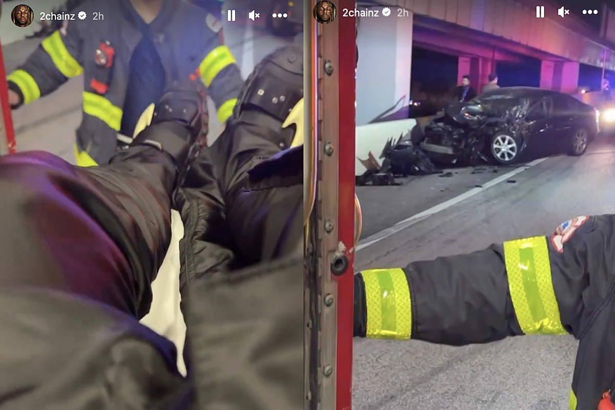 2 Chainz Shares Video In Ambulance After He Was Hit by a Car