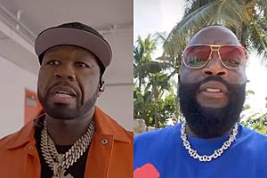 50 Cent Appears to Insult Rick Ross and Meek Mill for Low Album...