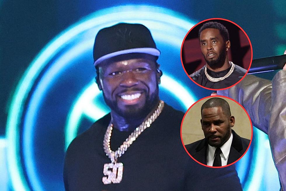 50 Cent Merges Diddy and R. Kelly's Faces In Odd Photo
