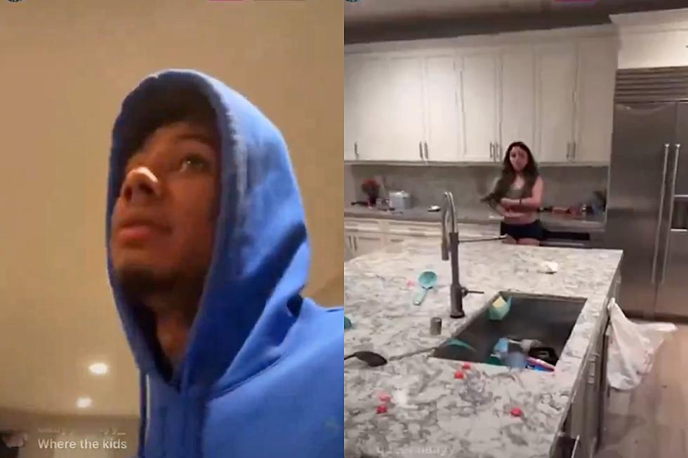 Blueface Records the Aftermath of Chrisean Rock and Jaidyn Alexis Trashing His House