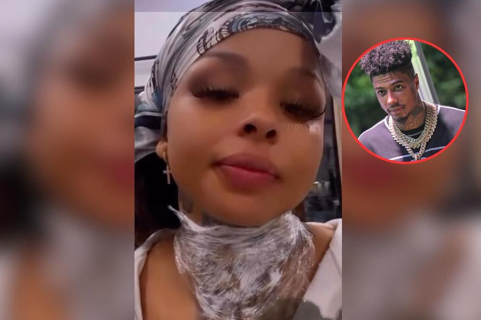 Chrisean Rock Covers Up Her Blueface Neck Tattoo With a Rose