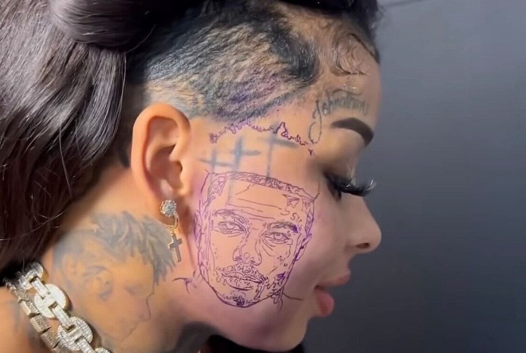 Kid who tattooed face to look like rapper 6ix9ine gets even more bold  inkings - Daily Star
