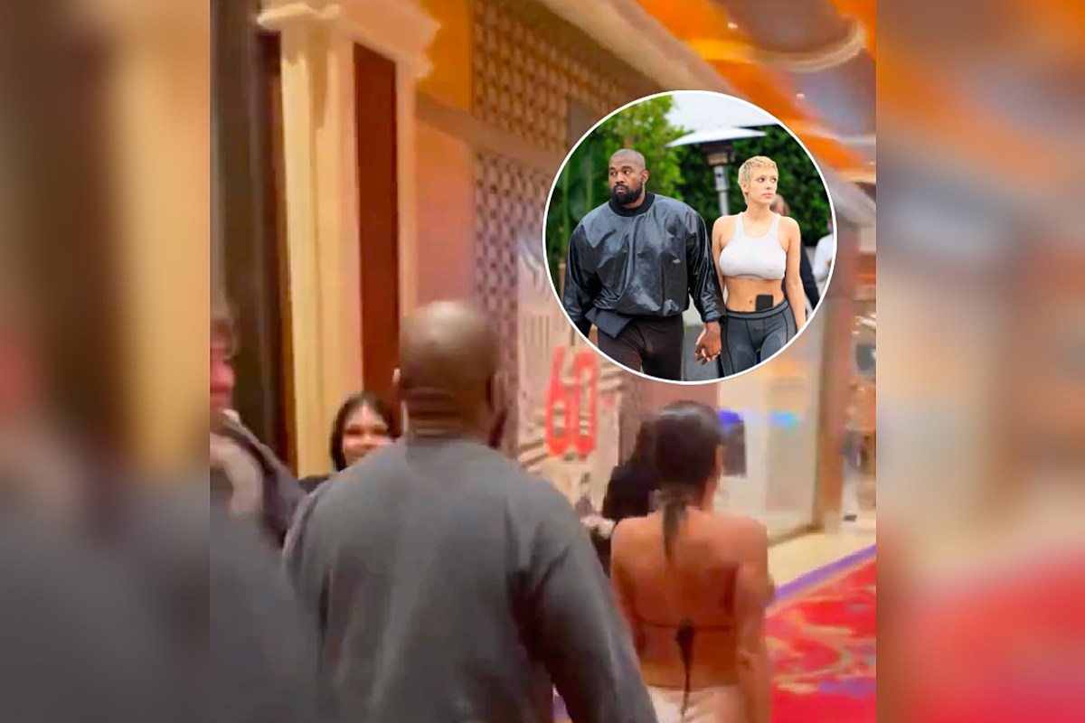 Kanye's Wife Bianca's Breasts On Display in Bikini for Vegas