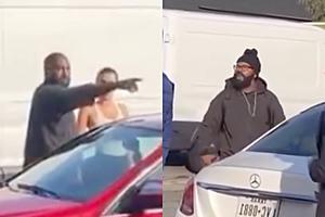 Kanye West and Wife Get Yelled at by Homeless Man in Scathing...