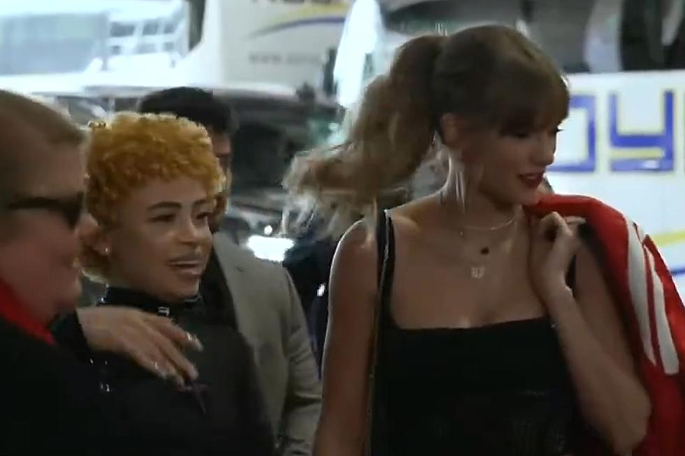 Ice Spice Shows Up to 2024 Super Bowl With Taylor Swift