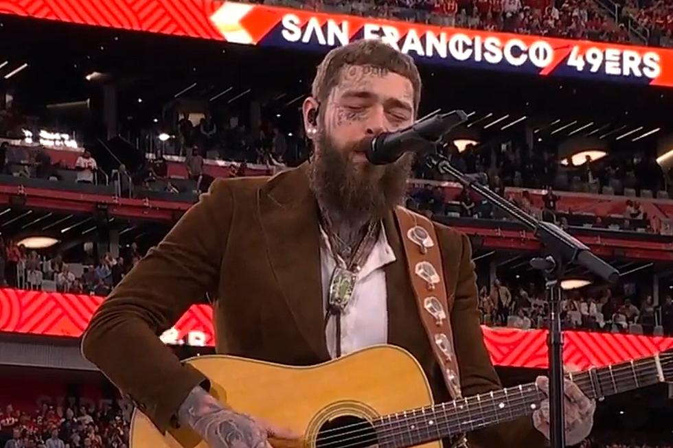 Post Malone Sings 'America the Beautiful’ at 2024 Super Bowl