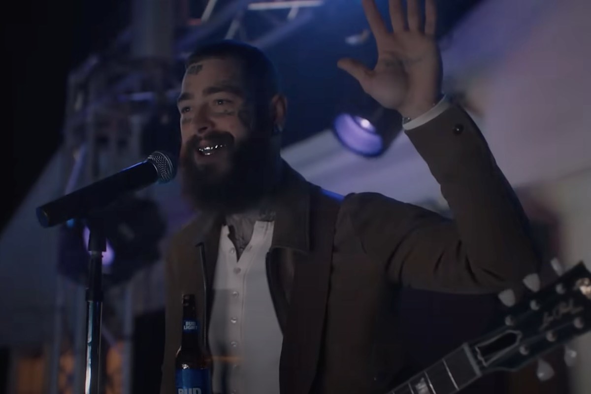 Post Malone Stars in Bud Light 2024 Super Bowl Commercial XXL