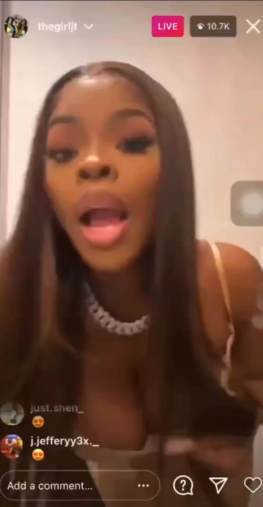 afrecan Tiktok nipslip live 